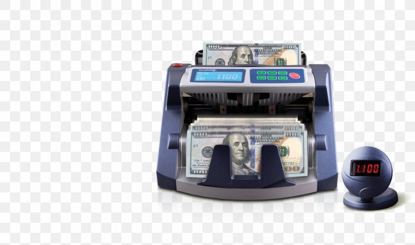 Banknote Counter Contadora De Billetes Currency-counting Machine Money, PNG, 1001x591px, Banknote Counter, Bank, Banknote, Business, Cash Download Free