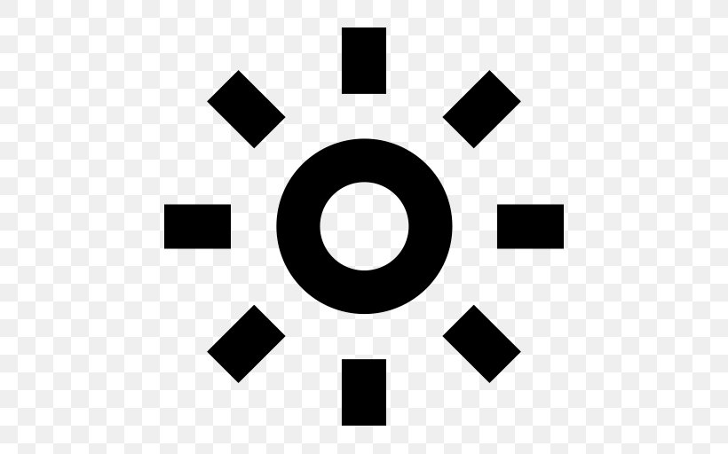 Symbol Brightness, PNG, 512x512px, Symbol, Area, Black, Black And White, Brand Download Free