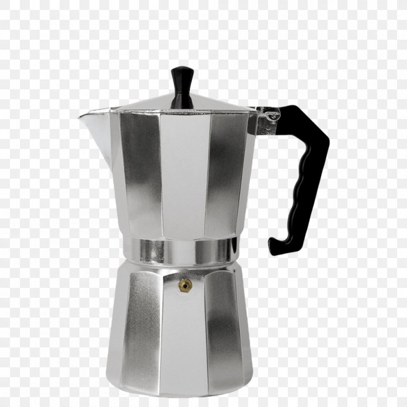 Moka Pot Espresso Coffee Caffè Mocha Latte, PNG, 1000x1000px, Moka Pot, Brewed Coffee, Cafe, Coffee, Coffee Percolator Download Free