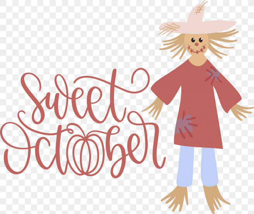 Sweet October October Fall, PNG, 3000x2529px, October, Autumn, Cartoon, Character, Fall Download Free