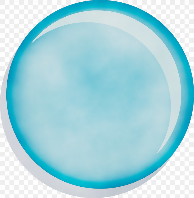 Aqua Blue Turquoise Turquoise Circle, PNG, 2899x2953px, School Supplies, Aqua, Blue, Circle, Paint Download Free