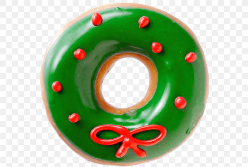 Donuts Cafe Krispy Kreme Food Christmas, PNG, 599x552px, Donuts, Cafe, Christmas, Christmas Ornament, Dessert Download Free