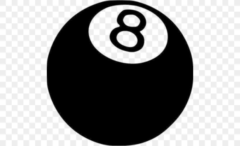 Magic 8-Ball Eight-ball 8 Ball Pool Clip Art, PNG, 500x500px, 8 Ball Pool, Magic 8ball, Ball, Billiard Ball, Billiard Balls Download Free