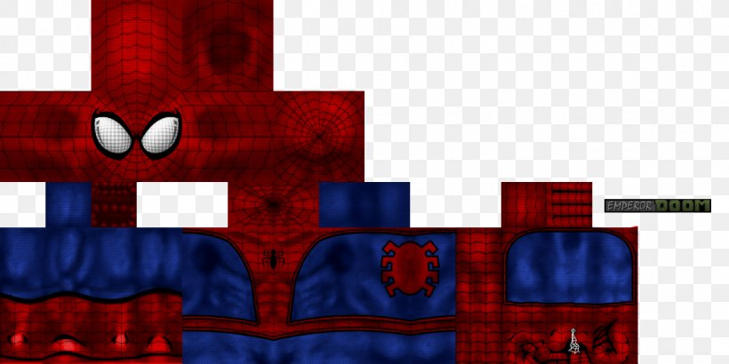 Minecraft Spider-Man Venom High-definition Video, PNG, 1024x512px, Minecraft, Amazing Spiderman, Blue, Highdefinition Video, Red Download Free
