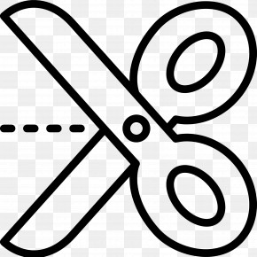 Scissors Cut Line - Scissors Cutting Along Dotted Line PNG