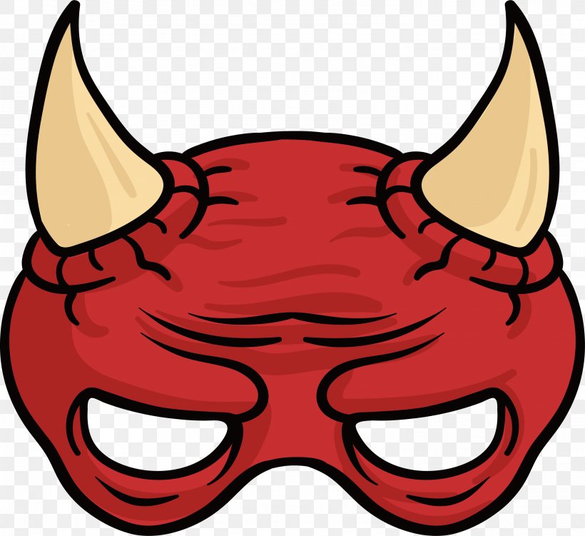 Mask Clip Art, PNG, 2937x2693px, Mask, Clip Art, Demon, Devil, Fictional Character Download Free