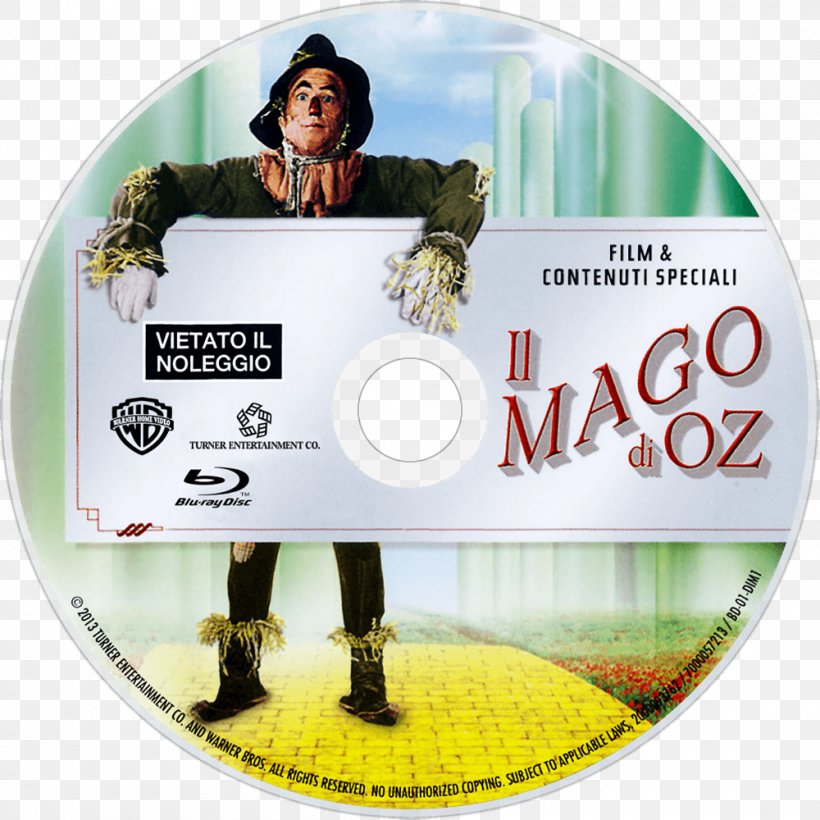 The Wizard Of Oz Blu-ray Disc DVD Compact Disc Film, PNG, 1000x1000px, Wizard Of Oz, Bluray Disc, Brand, Compact Disc, Disk Image Download Free