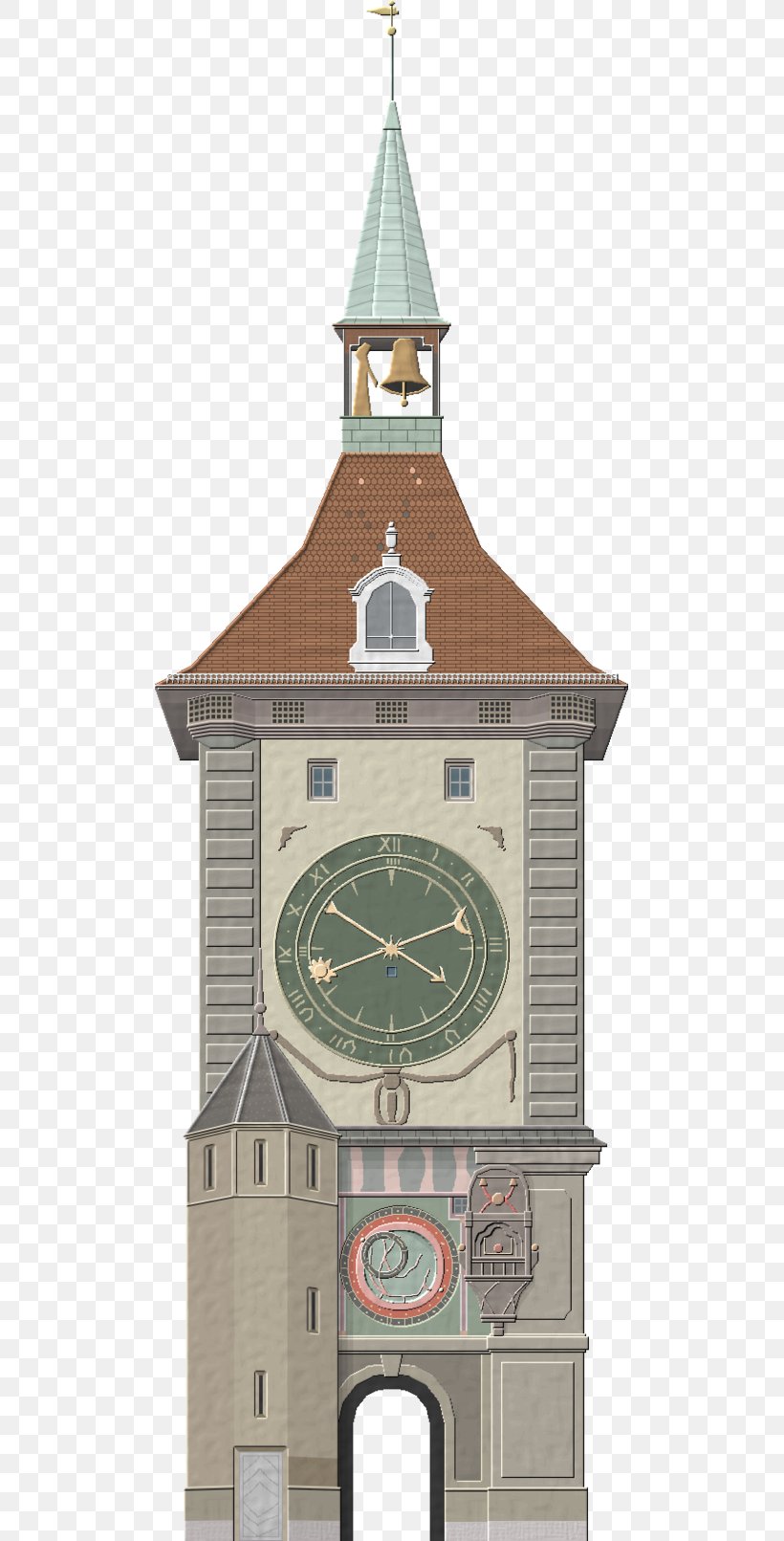 Clock Tower Bell Tower Steeple Middle Ages, PNG, 495x1611px, Clock Tower, Architecture, Bell Tower, Building, Chapel Download Free