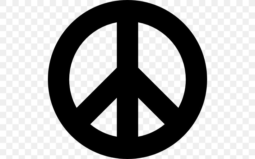 Peace Symbols Royalty-free Clip Art, PNG, 512x512px, Peace Symbols, Black And White, Hippie, Logo, Photography Download Free