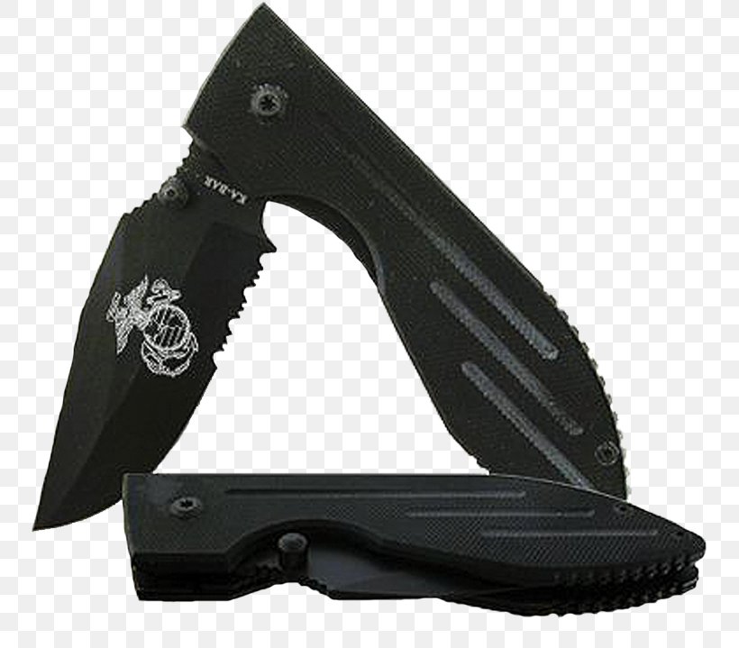 Utility Knives Hunting & Survival Knives Knife Ka-Bar Serrated Blade, PNG, 750x719px, Utility Knives, Black, Blade, Cold Weapon, Common Warthog Download Free