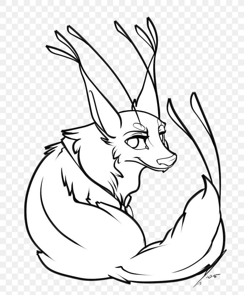 Domestic Rabbit Wolf Hare Fantasy Red Fox, PNG, 806x992px, Domestic Rabbit, Animal, Artwork, Black And White, Dragon Download Free
