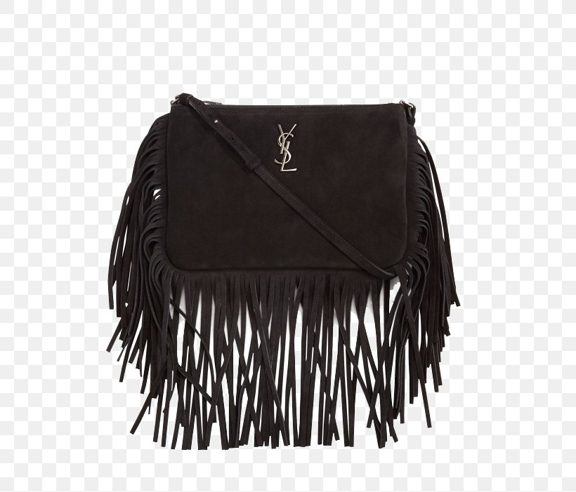Yves Saint Laurent Handbag Suede Fringe, PNG, 656x701px, Yves Saint Laurent, Bag, Black, Brand, Fashion Download Free