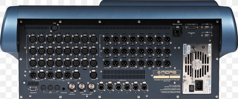 Microphone Digital Mixing Console Midas Consoles Audio Mixers Midas XL8, PNG, 2000x837px, Microphone, Audio, Audio Engineer, Audio Equipment, Audio Mixers Download Free