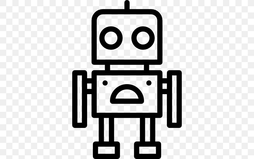 Robot Free Clip Art, PNG, 512x512px, Robot Free, Android, Area, Black And White, Rectangle Download Free