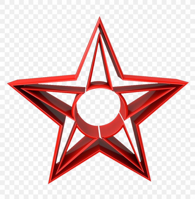 3D Red Five-pointed Star Material, PNG, 1007x1031px, Symbol, Button, Character, Five Pointed Star, Illustration Download Free