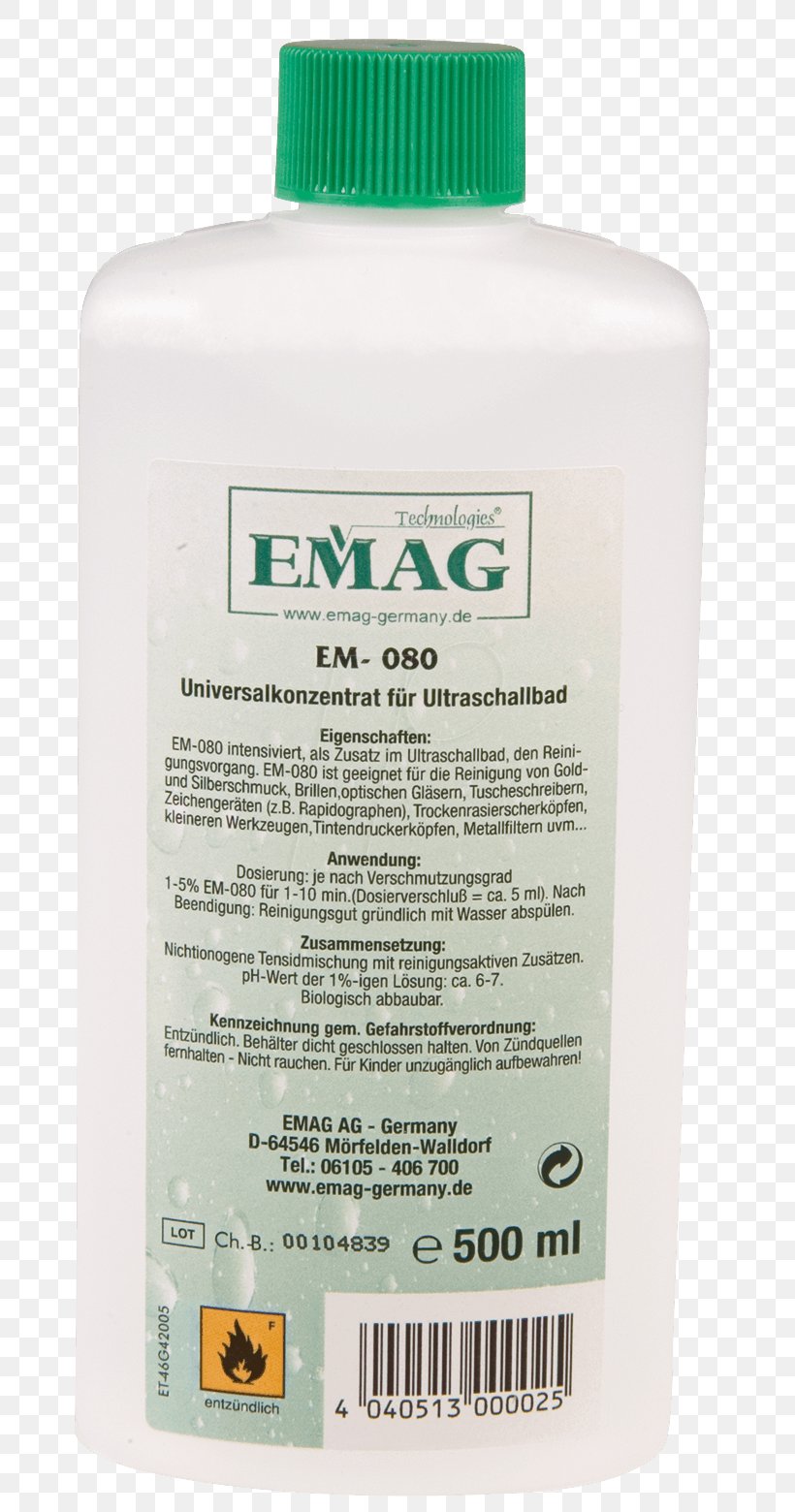Cleaning Agent Universal Emag EM080 Lotion Milliliter, PNG, 755x1560px, Lotion, Cleaner, Cleaning, Compact Disc, Concentrate Download Free
