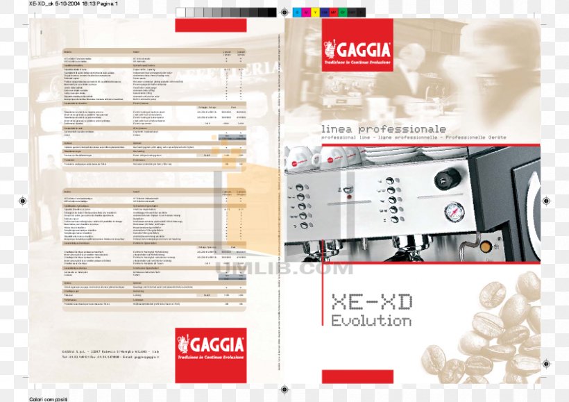 Coffeemaker Gaggia Product Manuals Adobe Distiller, PNG, 842x595px, Coffee, Adobe Acrobat, Adobe Distiller, Brand, Coffeemaker Download Free