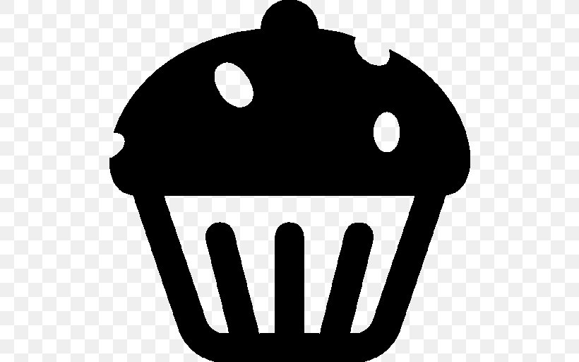 Cupcake Fruitcake Muffin, PNG, 512x512px, Cupcake, Artwork, Biscuits, Black, Black And White Download Free