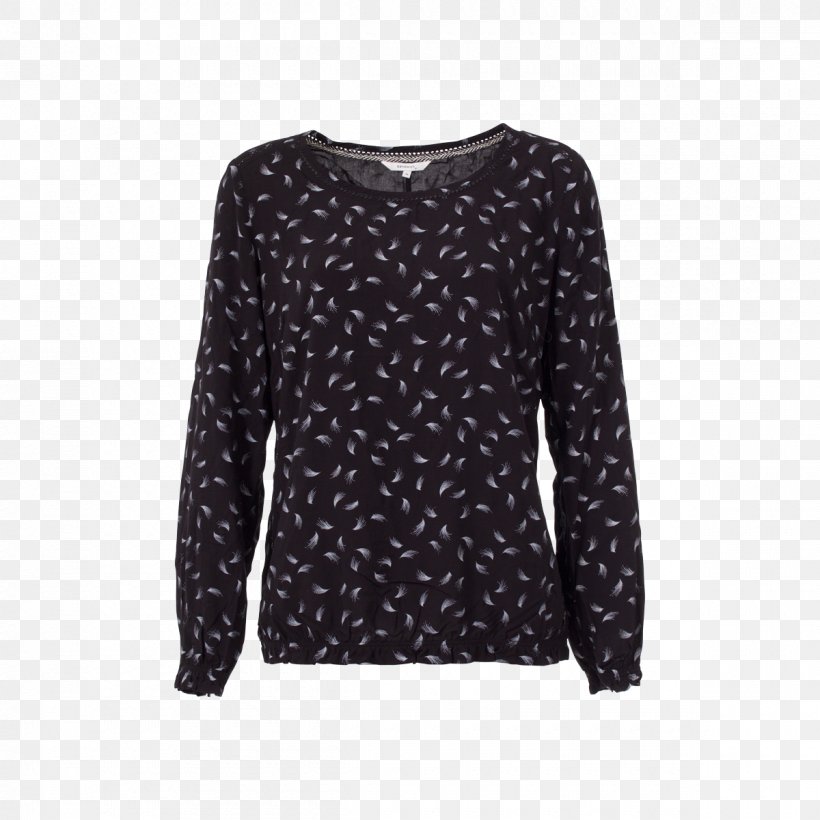 Long-sleeved T-shirt Long-sleeved T-shirt Blouse All Over Print, PNG, 1200x1200px, Sleeve, All Over Print, Black, Black M, Blouse Download Free