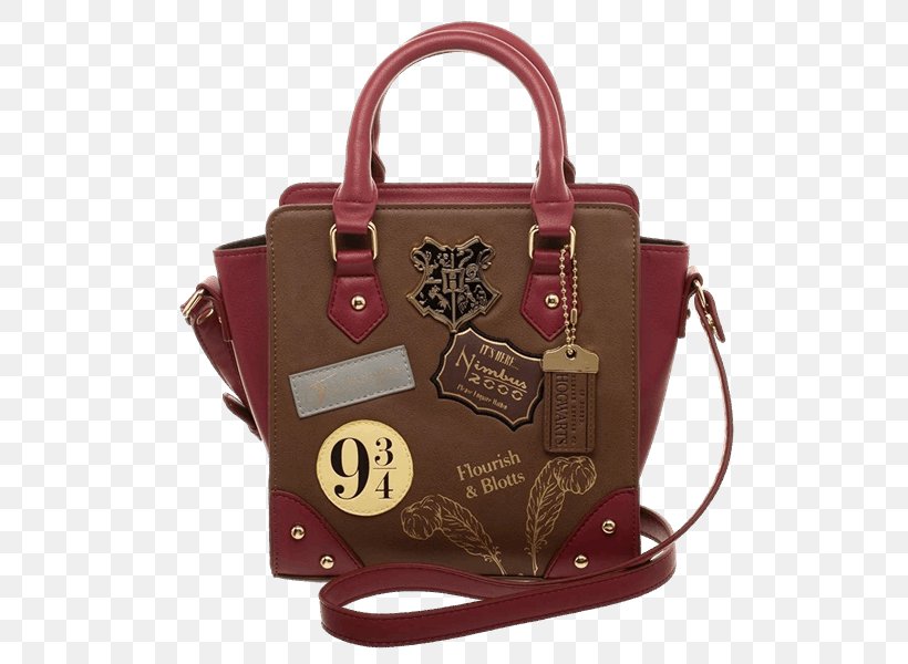 Amazon.com Handbag Hogwarts Express Harry Potter, PNG, 600x600px, Amazoncom, Artificial Leather, Bag, Brand, Brown Download Free