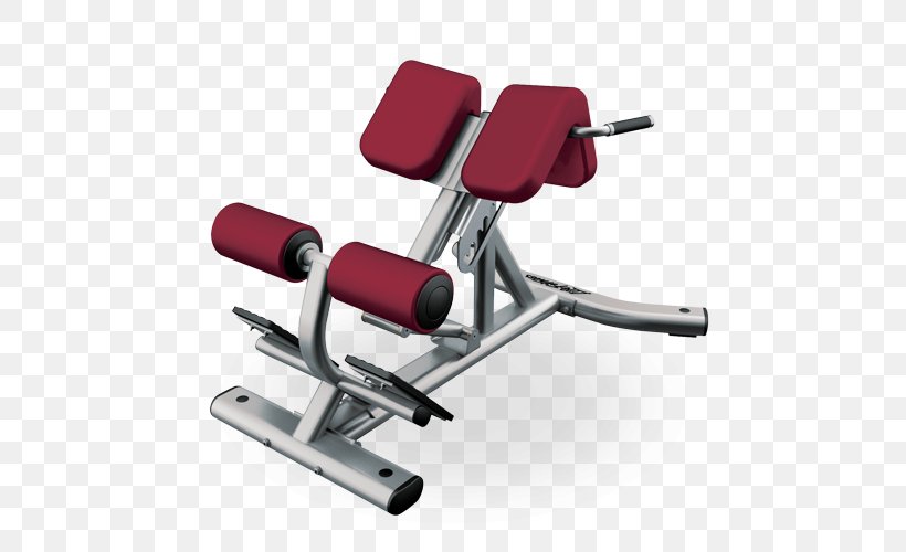 Exercise Equipment Fitness Centre Roman Chair Hyperextension, PNG, 500x500px, Exercise Equipment, Bench, Elliptical Trainers, Exercise, Exercise Machine Download Free
