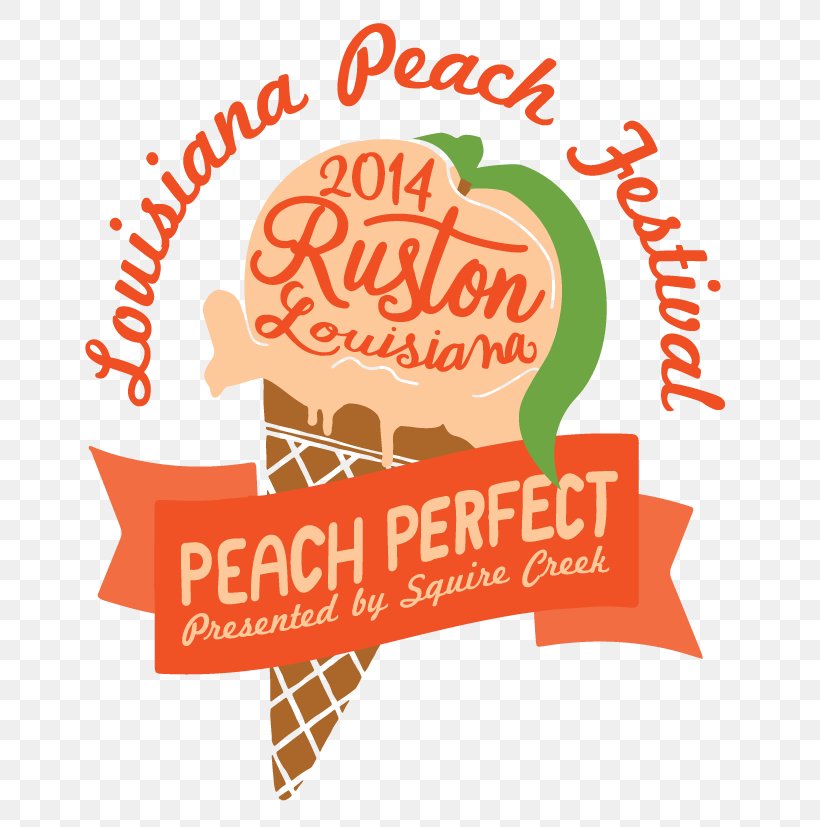Louisiana Peach Festival Logo Poster Label, PNG, 695x827px, Louisiana Peach Festival, Area, Brand, Cuisine, Fast Food Download Free