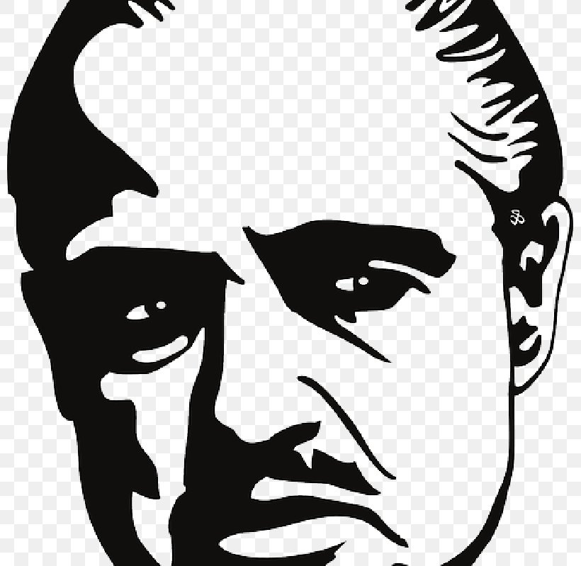 Marlon Brando Vito Corleone Johnny Fontane The Godfather Michael Corleone, PNG, 799x799px, Marlon Brando, Al Pacino, Art, Artwork, Black Download Free