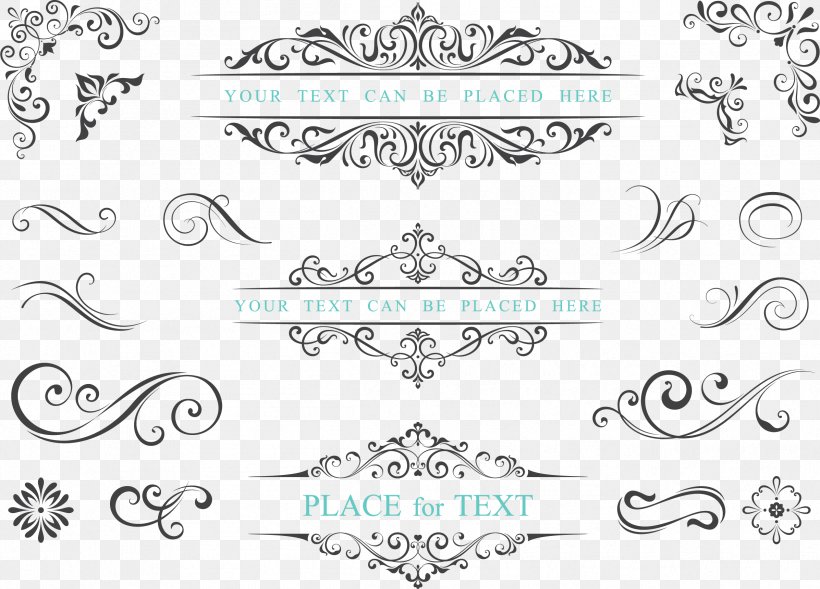 Ornament Royalty-free Illustration, PNG, 2393x1721px, Ornament, Area, Black, Black And White, Brand Download Free