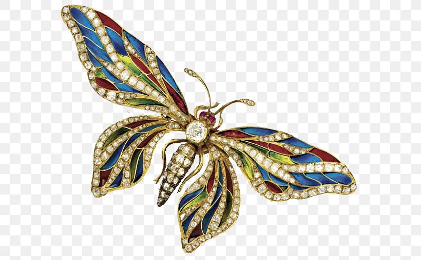 Brooch Plique-à-jour Jewellery Gemstone Vitreous Enamel, PNG, 595x508px, Brooch, Art, Art Nouveau, Butterfly, Charms Pendants Download Free