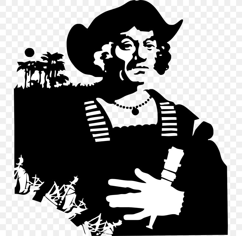 Christopher Columbus Columbus Day Public Holiday Clip Art, PNG, 725x800px, Christopher Columbus, Art, Black And White, Blog, Columbus Day Download Free
