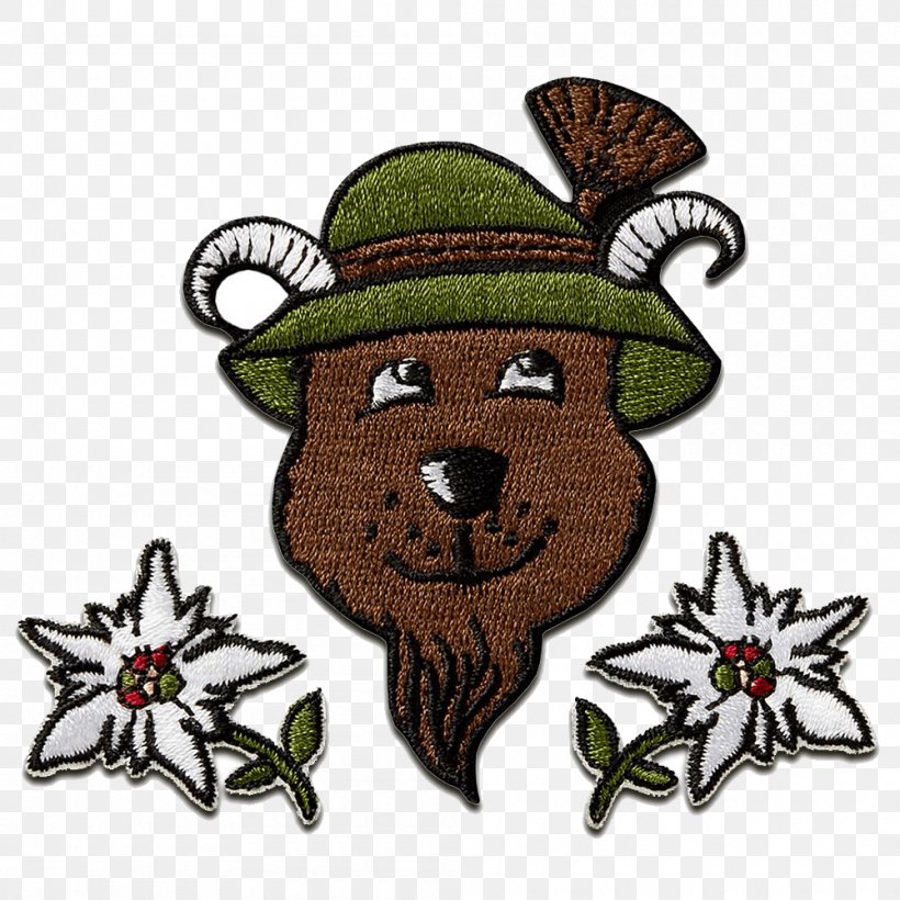 Iron-on Embroidered Patch Tyrol Car Gamsbart, PNG, 1000x1000px, Ironon, Art, Bear, Bumper Cars, Car Download Free