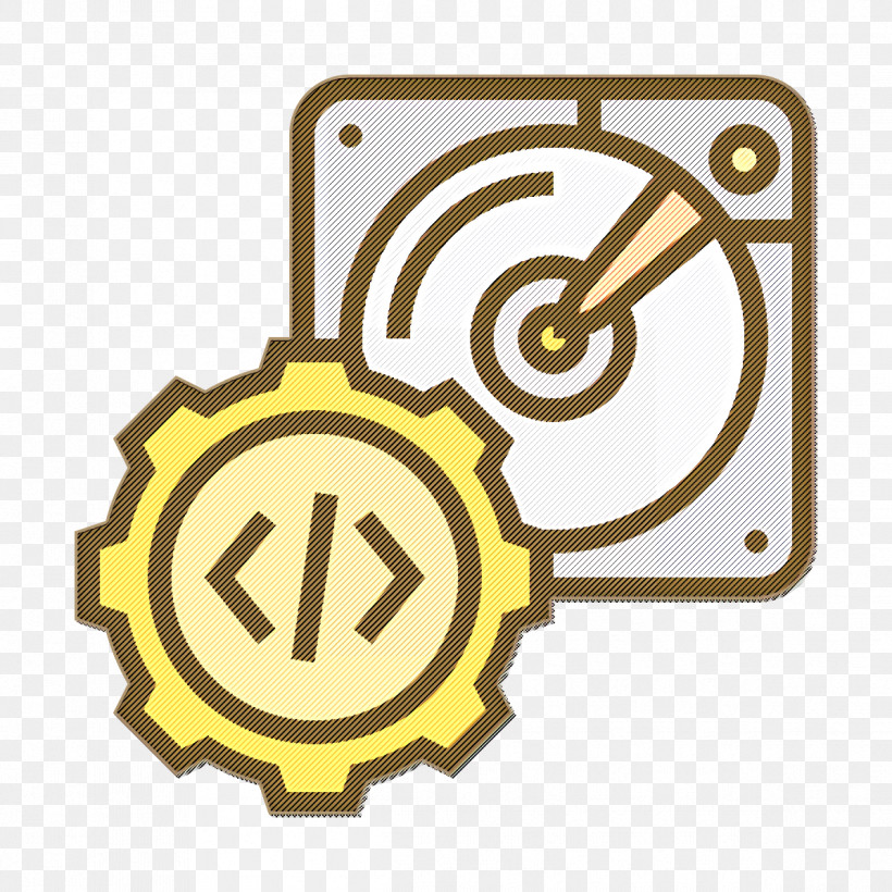 Hard Disk Icon Programming Icon Harddisk Icon, PNG, 1196x1196px, Hard Disk Icon, Harddisk Icon, Programming Icon, Symbol, Yellow Download Free