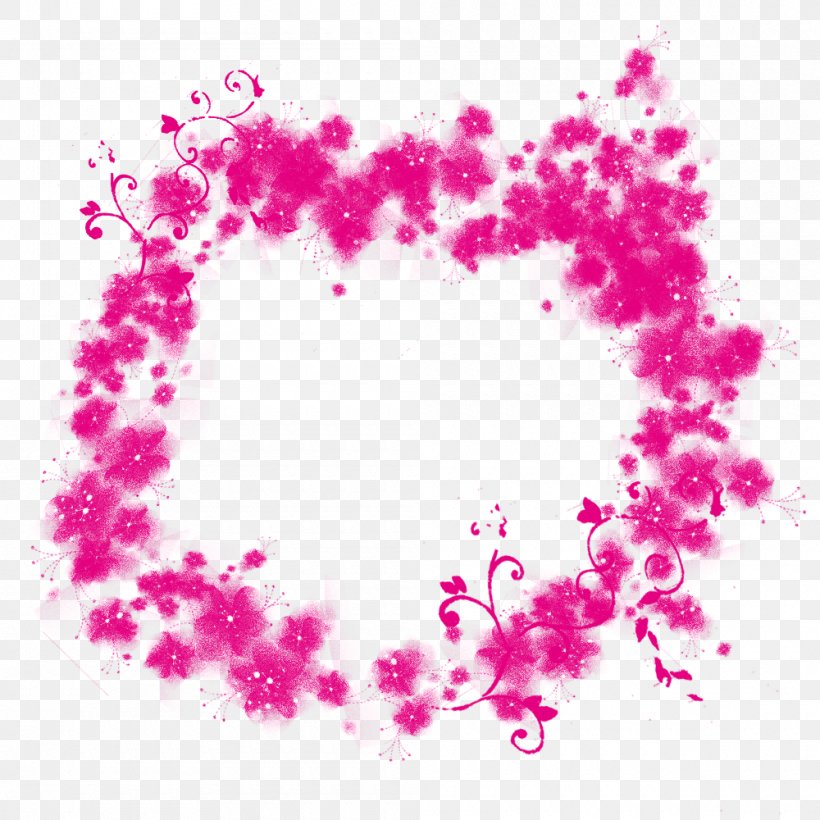 Pink Wreath Garland Designer, PNG, 1000x1000px, Pink, Designer, Flower, Garland, Google Images Download Free