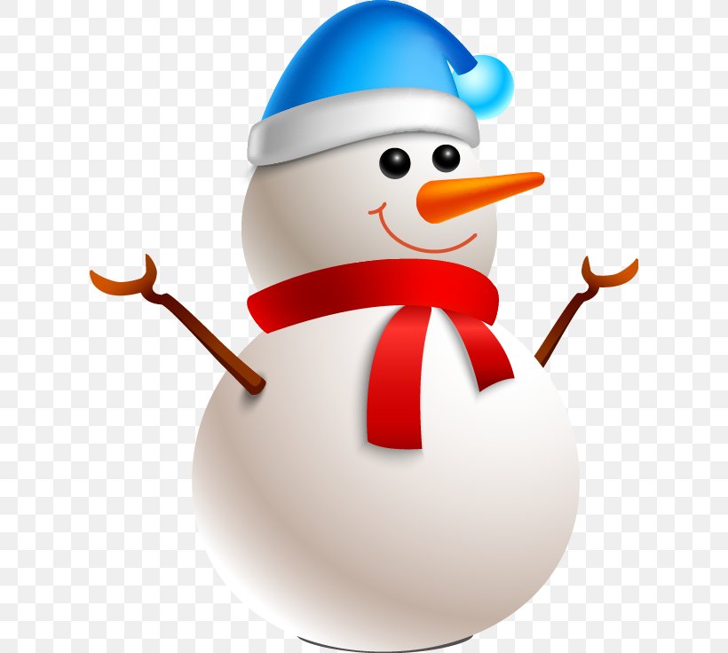 Snowman Santa Claus Christmas Day Image, PNG, 618x736px, Snowman, Beak, Bird, Christmas Day, Christmas Ornament Download Free
