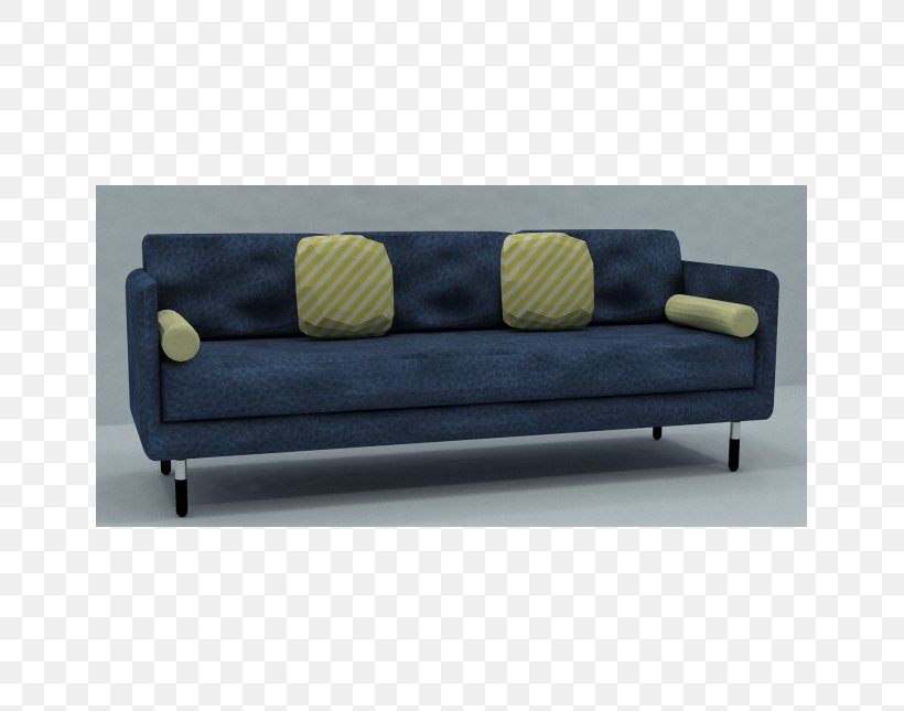 Sofa Bed Couch Futon Cobalt Blue, PNG, 645x645px, Sofa Bed, Bed, Blue, Cobalt, Cobalt Blue Download Free