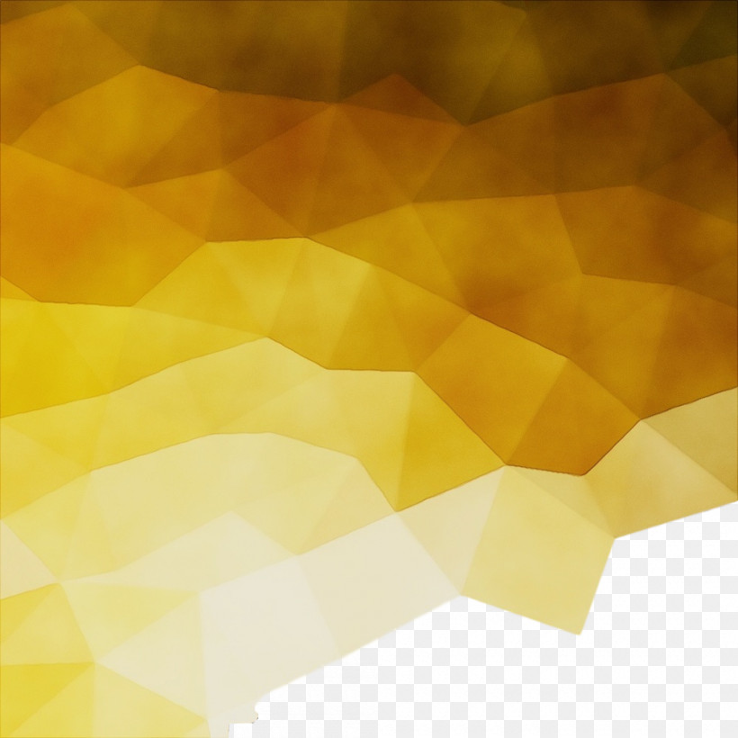 Yellow, PNG, 1000x1000px, Polygon Background, Paint, Watercolor, Wet Ink, Yellow Download Free