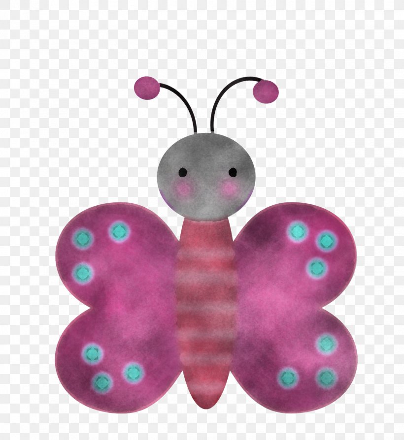 Baby Toys, PNG, 1341x1463px, Pink, Baby Toys, Butterfly, Insect, Magenta Download Free