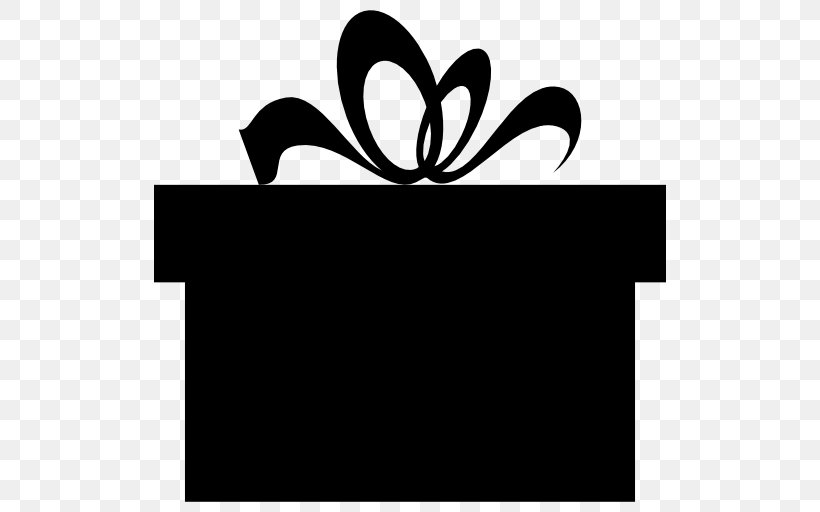 Decorative Box Gift Silhouette Clip Art, PNG, 512x512px, Decorative Box, Artwork, Black, Black And White, Box Download Free