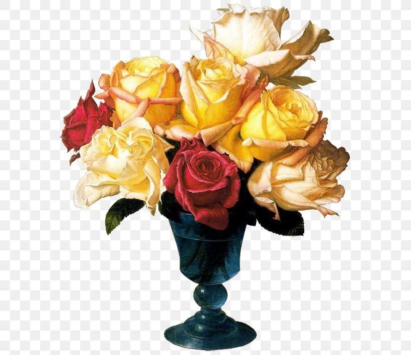 Garden Roses Flowers In A Vase Flower Bouquet, PNG, 600x709px, Garden Roses, Artificial Flower, Cut Flowers, Floral Design, Floristry Download Free