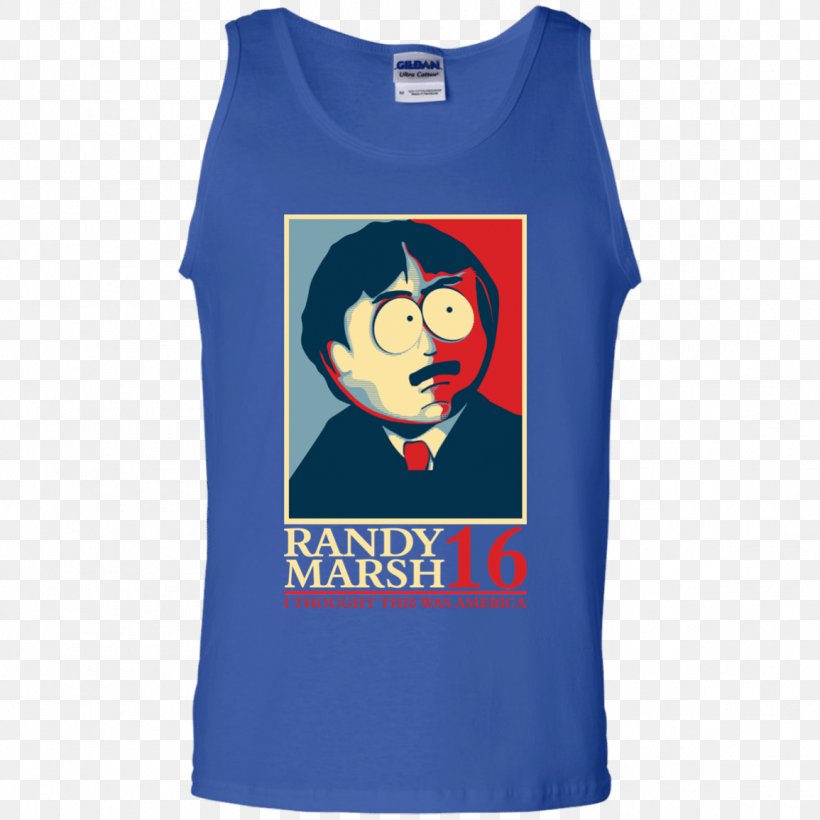 T-shirt Hoodie Randy And Sharon Marsh Sleeveless Shirt, PNG, 1155x1155px, Tshirt, Active Shirt, Blue, Brand, Canvas Download Free