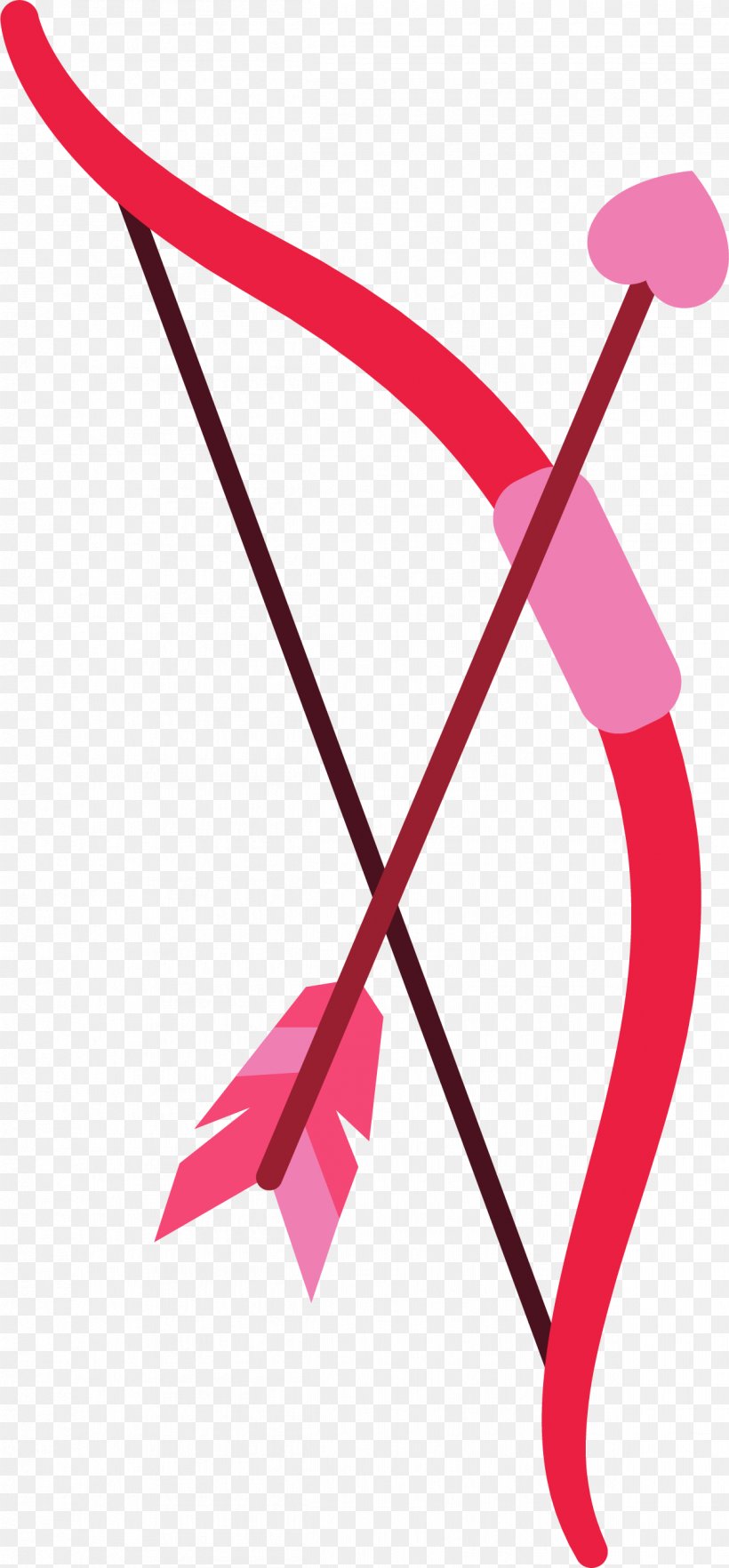 Bow And Arrow Bow And Arrow, PNG, 1201x2584px, Bow, Area, Bow And Arrow, Bowstring, Cupid Download Free