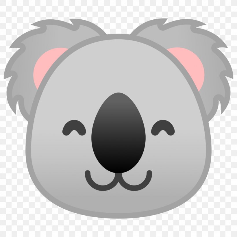 Koala Emoji Sticker Bear Android Oreo, PNG, 1024x1024px, Koala, Android, Android Oreo, Bear, Carnivoran Download Free