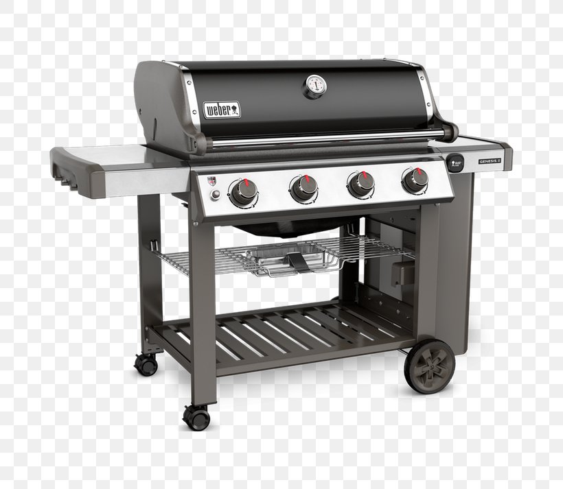 Weber Genesis II E-410 GBS Barbecue Weber-Stephen Products Natural Gas, PNG, 750x713px, Weber Genesis Ii E410, Barbecue, Cookware Accessory, Fuel, Gas Burner Download Free