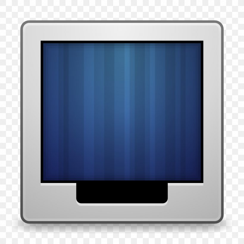 Blue Computer Monitor Flat Panel Display Media, PNG, 1024x1024px, Android, Blue, Computer Icon, Computer Monitor, Computer Monitors Download Free