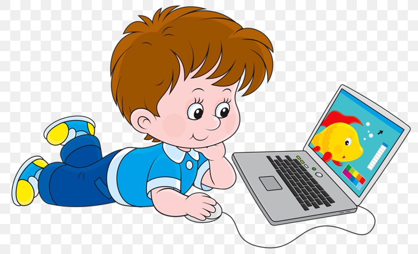 Computer Child Drawing Clip Art, PNG, 800x499px, Computer, Area, Boy,  Cartoon, Child Download Free