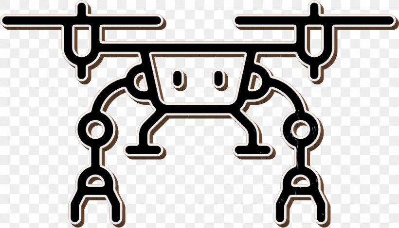 Drone Icon Robot Icon Linear Robot Pictograms Icon, PNG, 1032x592px, Drone Icon, Car, Geometry, Household Hardware, Line Download Free