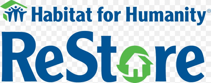 Habitat For Humanity ReStore Santa Cruz Donation Habitat For Humanity Of Bergen County ReStore, PNG, 1668x658px, Habitat For Humanity, Area, Banner, Blue, Brand Download Free