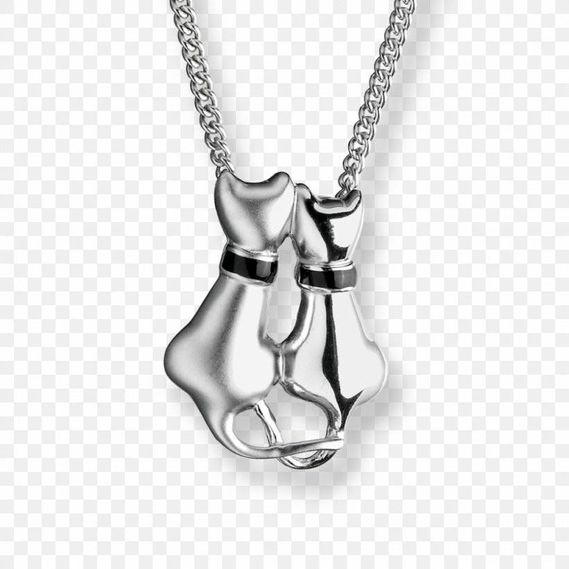 Charms & Pendants Cat Necklace Silver, PNG, 1024x1024px, Charms Pendants, Cat, Chain, Collar, Enamel Paint Download Free