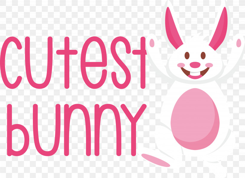 Easter Bunny, PNG, 6424x4681px, Easter Bunny, Cartoon, Flower, Happiness, Logo Download Free