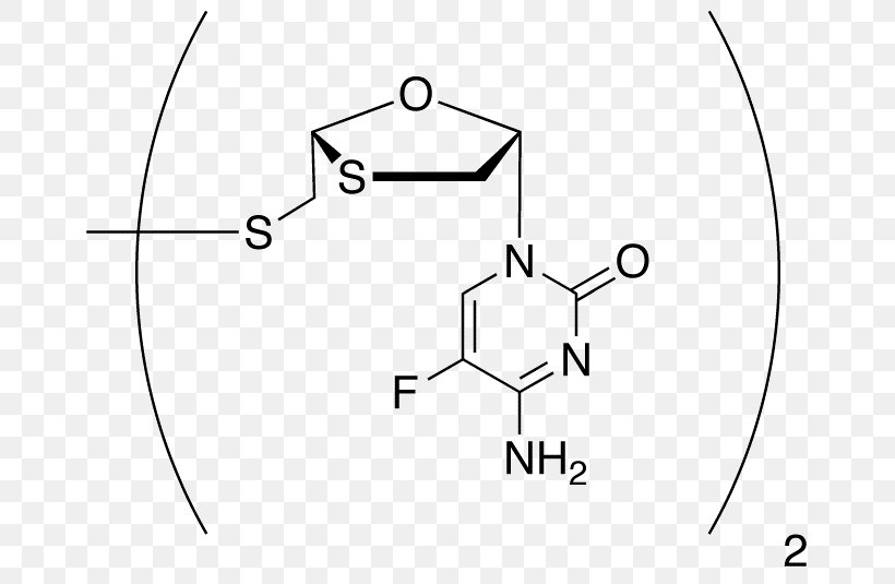 Emtricitabine Antiviral Drug Lamivudine Chemical Compound Xenazoic Acid, PNG, 678x535px, Antiviral Drug, Area, Black And White, Brand, Carbamate Download Free